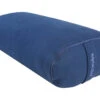 Bolster De Yoga Ovale EPEAUTRE 100 % Coton Bio 60 Cm X15 Cm X 30 Cm Bleu