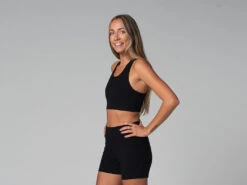 Brassiere De Yoga Glamour - Bio Noir Noir XS - 36 -Boutique De Yoga brassiere de yoga glamour bio 16352416756177cecb44e57