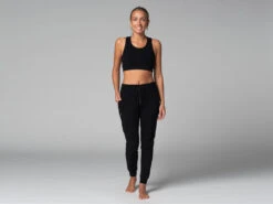 Brassière De Yoga Sport - Bio Noir Noir XS - 36 -Boutique De Yoga brassiere de yoga sport bio 16351645456176a181646fd