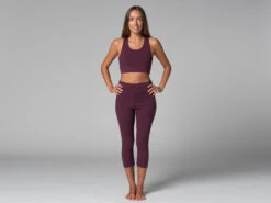 Brassière De Yoga Sport - Bio Prune Prune XS - 36 -Boutique De Yoga brassiere de yoga sport bio 16351660036176a7335f0ce