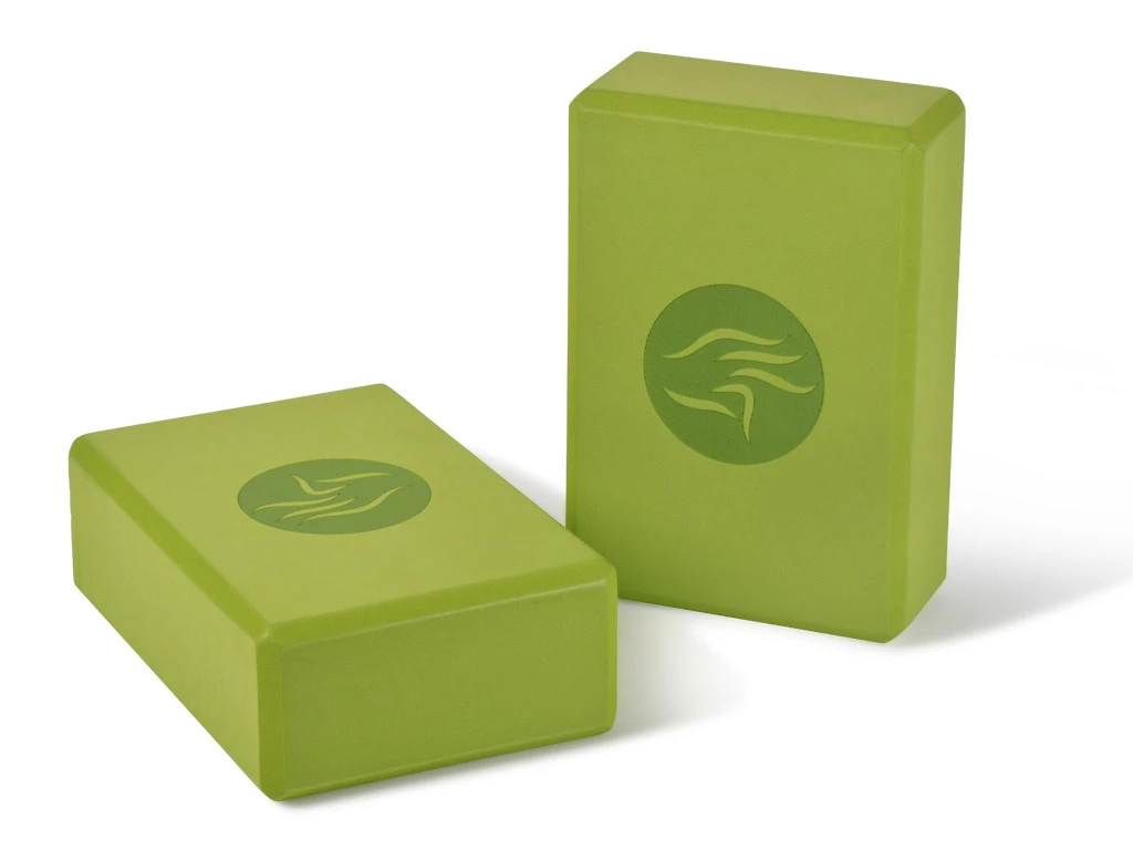 Brique De Yoga Eva - 23 X 15 X 7.6 Cm Vert 1 Brique 1 Brique De Yoga Eva - 23 X 15 X 7.6 Cm Vert 1 Brique