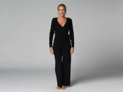 Cache Cœur - Bio Noir Noir XS - 36 -Boutique De Yoga cache coeur bio 163585082661811a4a86be4