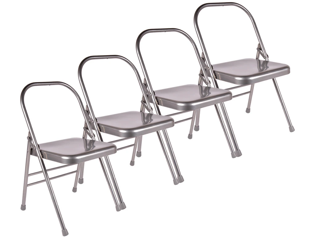 Chaise De Yoga 1 Barre Haute Grise Lot De 4 1 Chaise De Yoga 1 Barre Haute Grise Lot De 4