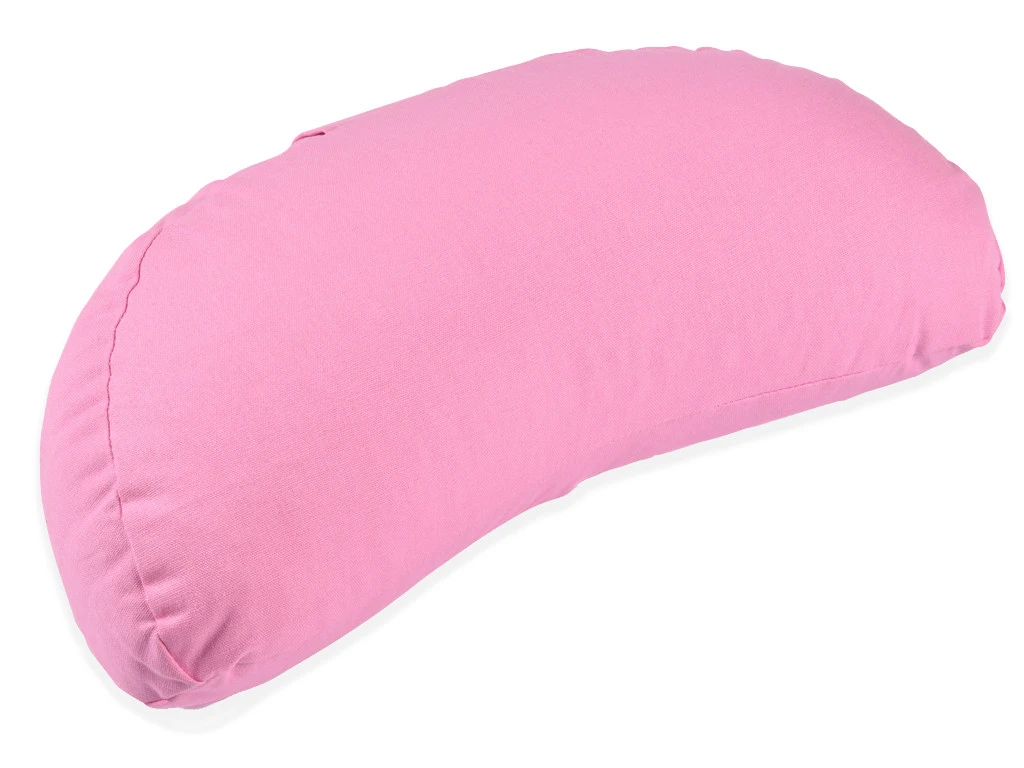 Coussin Fuzen (demi-lune) 100% Coton Bio Rose 1 Coussin Fuzen (demi-lune) 100% Coton Bio Rose