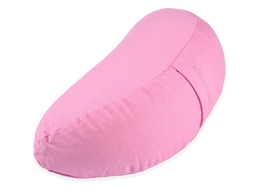 Coussin Fuzen (demi-lune) 100% Coton Bio Rose 2 Coussin Fuzen (demi-lune) 100% Coton Bio Rose – Image 2