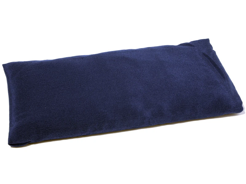 Coussinet Pour Les Yeux - Soie Naturel & Lin Bio Bleu 1 Coussinet Pour Les Yeux - Soie Naturel & Lin Bio Bleu