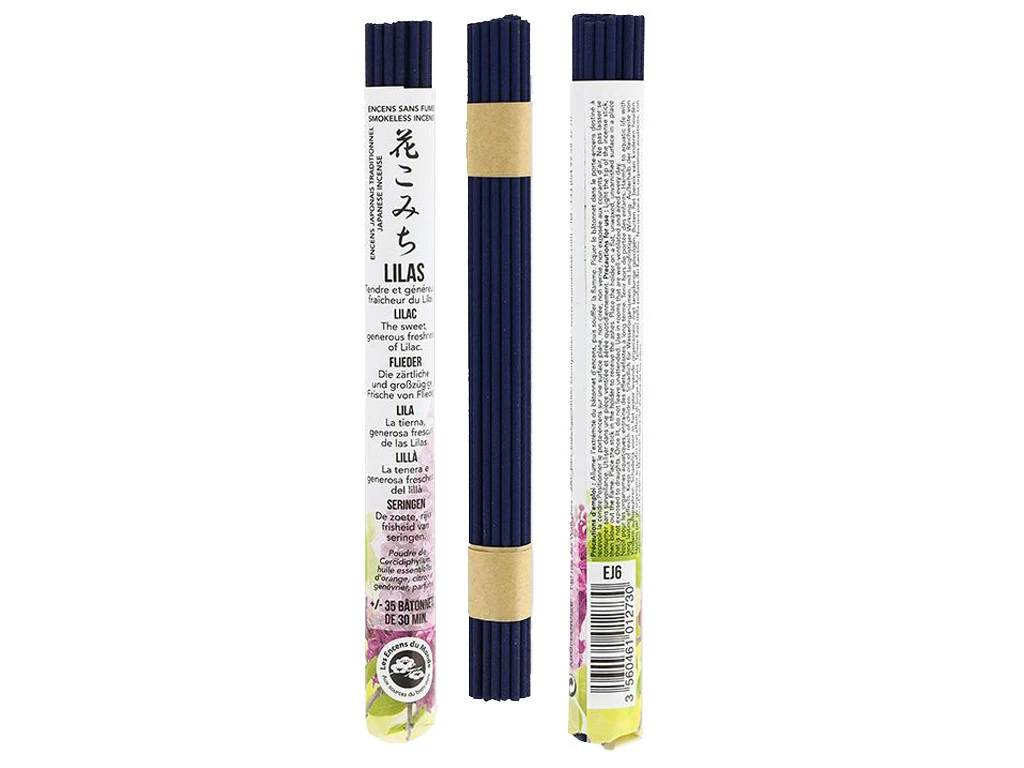 Encens Japonais ''sans Fumée'' Lilas Kit 5 Encens Japonais ''sans Fumée'' Lilas Kit – Image 5