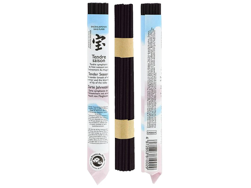 Encens Japonais ''sans Fumée'' Tendre Saison 35 Bâtonnets X 30 Min 2 Encens Japonais ''sans Fumée'' Tendre Saison 35 Bâtonnets X 30 Min – Image 2