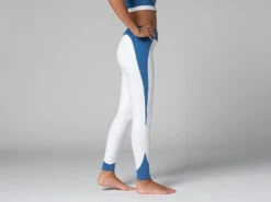 Nouveaux produits 23 Legging De Yoga Bi-colore - Bio Blanc Blanc XS - 36