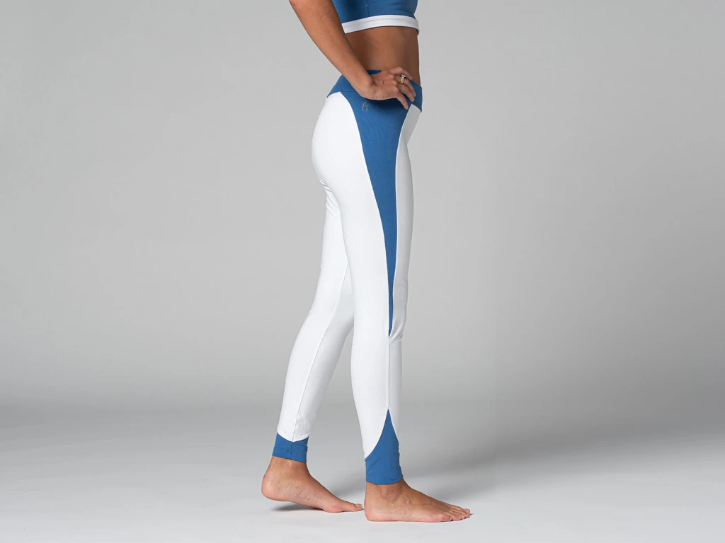 Legging De Yoga Bi-colore - Bio Blanc Blanc XS - 36 1 Legging De Yoga Bi-colore - Bio Blanc Blanc XS - 36