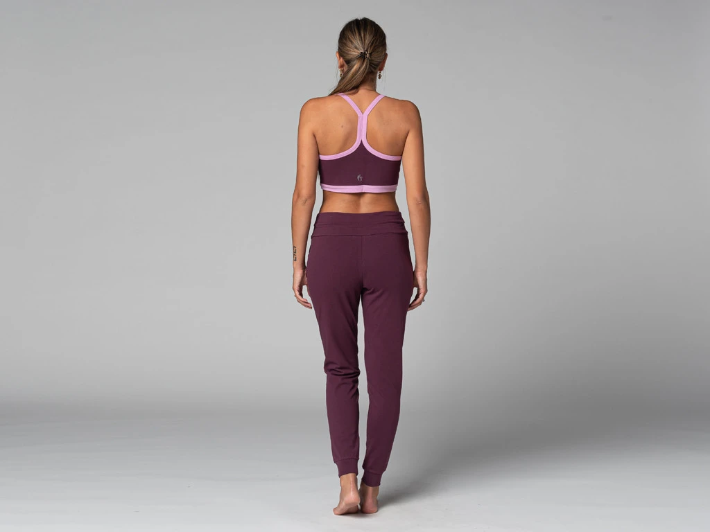 Pantalon De Yoga Femme Jogg - Bio Prune Prune XS - 36 7 Pantalon De Yoga Femme Jogg - Bio Prune Prune XS - 36 – Image 7
