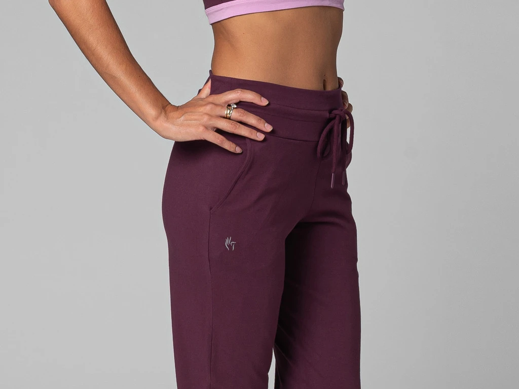 Pantalon De Yoga Femme Jogg - Bio Prune Prune XS - 36 9 Pantalon De Yoga Femme Jogg - Bio Prune Prune XS - 36 – Image 9