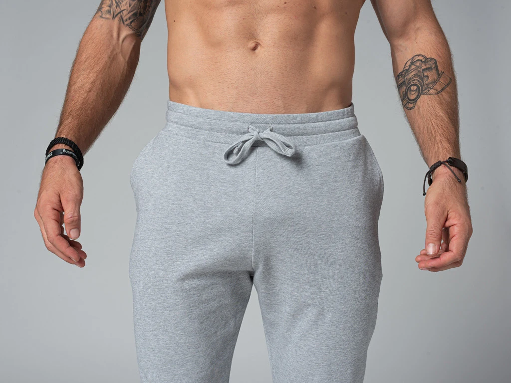 Pantalon De Yoga Homme Jogger - Bio Gris Gris S - 38/40 5 Pantalon De Yoga Homme Jogger - Bio Gris Gris S - 38/40 – Image 5