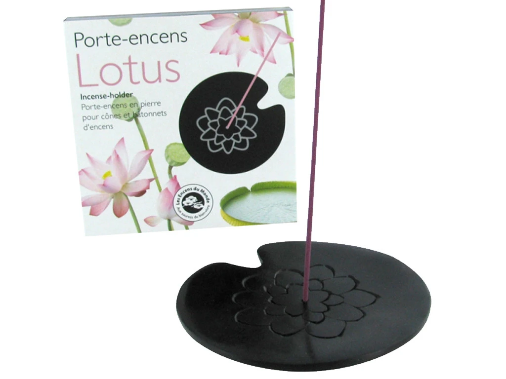Porte Encens Lotus Ø 10 Cm 2 Porte Encens Lotus Ø 10 Cm – Image 2