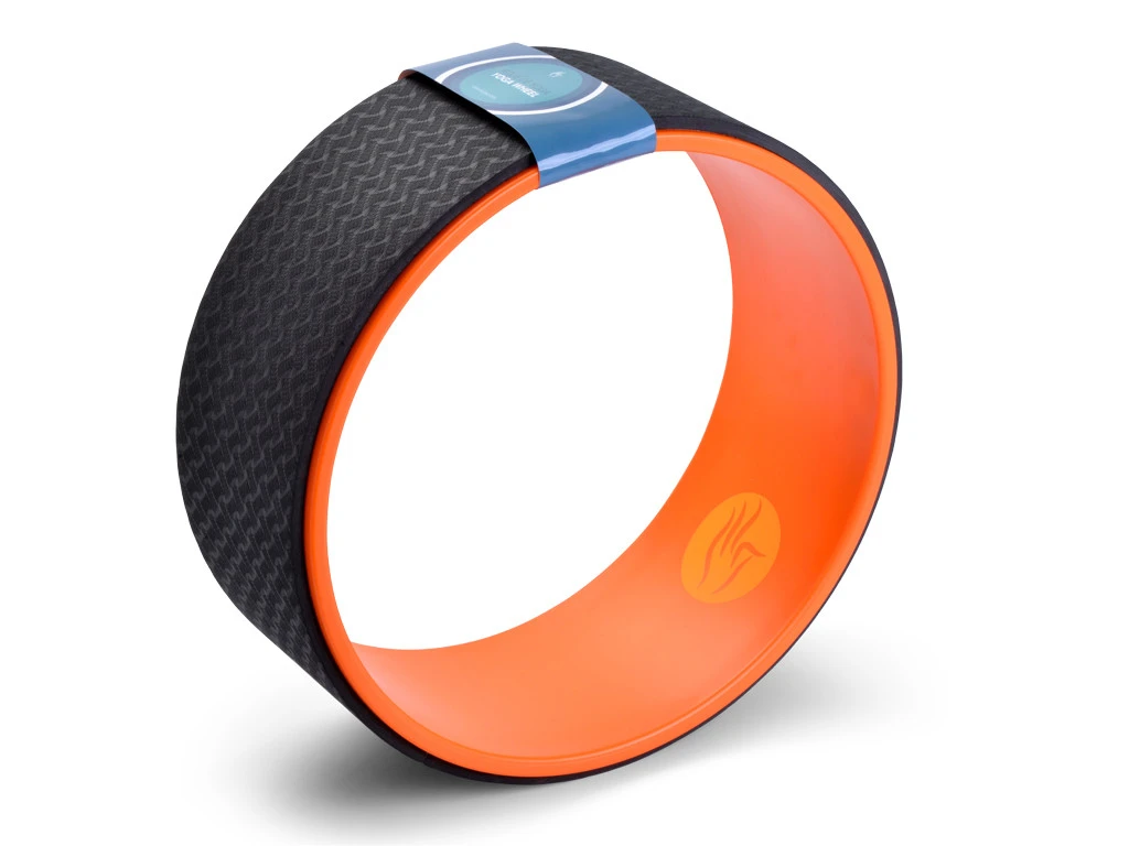 Roue Yoga - Orange/Noir 32cm X 13cm 1 Roue Yoga - Orange/Noir 32cm X 13cm