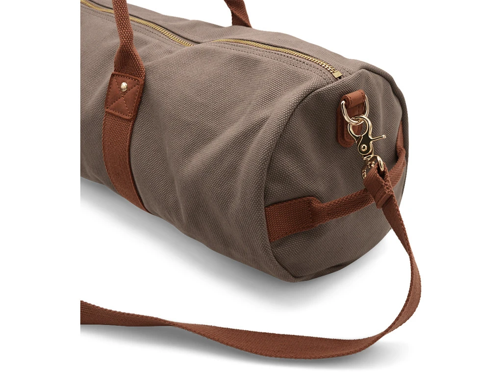 Sac à Tapis De Yoga Navy Bag - Coton Taupe 70cm X 20 Cm 5 Sac à Tapis De Yoga Navy Bag - Coton Taupe 70cm X 20 Cm – Image 5