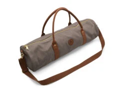 Sac à Tapis De Yoga Navy Bag - Coton Taupe 70cm X 20 Cm