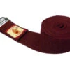 Sangle De Yoga Coton Bio Boucle Rectangulaire Bordeaux