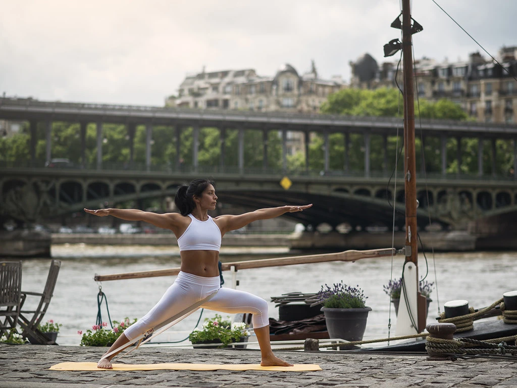 Sangle De Yoga Iyengar Double Boucle 100% Bio 3cm X 250cm 2 Sangle De Yoga Iyengar Double Boucle 100% Bio 3cm X 250cm – Image 2