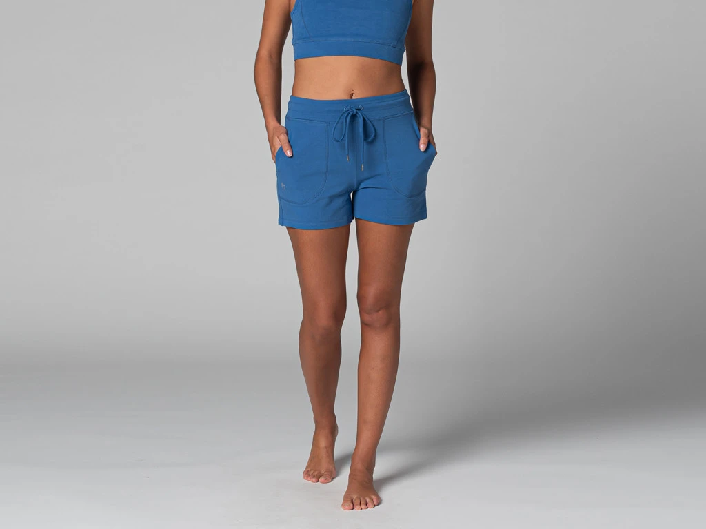 Short De Yoga Cool - Bio Bleu Bleu XS - 36 1 Short De Yoga Cool - Bio Bleu Bleu XS - 36