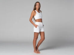 Short De Yoga Cool - Bio Blanc Blanc XS - 36 16 Short De Yoga Cool - Bio Blanc Blanc XS - 36 -Boutique De Yoga short de yoga cool bio 163584667561810a1396443