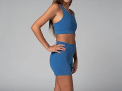 Short De Yoga Slim - Bio Bleu Bleu XS - 36 18 Short De Yoga Slim - Bio Bleu Bleu XS - 36 -Boutique De Yoga short de yoga slim bio 1635845806618106aeebd95