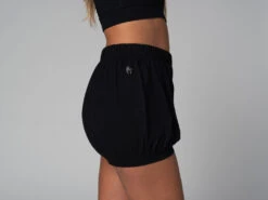 Short Femme Traditionnel Iyengar - Bio Noire Noir XS - 36 -Boutique De Yoga short femme traditionnel iyengar bio 16351499466176687a5e66b