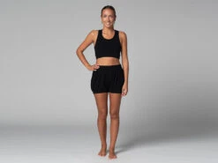 Short Femme Traditionnel Iyengar - Bio Noire Noir XS - 36 -Boutique De Yoga short femme traditionnel iyengar bio 163584468061810248e63f9
