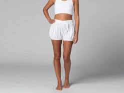 Short Femme Traditionnel Iyengar - Bio Blanc Blanc XS - 36