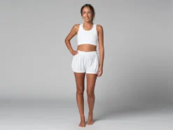 Short Femme Traditionnel Iyengar - Bio Blanc Blanc XS - 36 -Boutique De Yoga short femme traditionnel iyengar bio 163584492061810338ad4f1