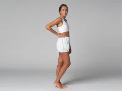 Short Femme Traditionnel Iyengar - Bio Blanc Blanc XS - 36 -Boutique De Yoga short femme traditionnel iyengar bio 16358449326181034402db6