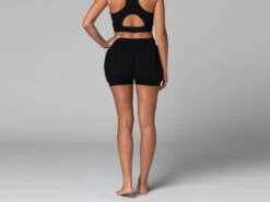 Short Femme Traditionnel Iyengar - Bio Noire Noir XS - 36 -Boutique De Yoga short femme traditionnel iyengar bio 1635845086618103dec5170