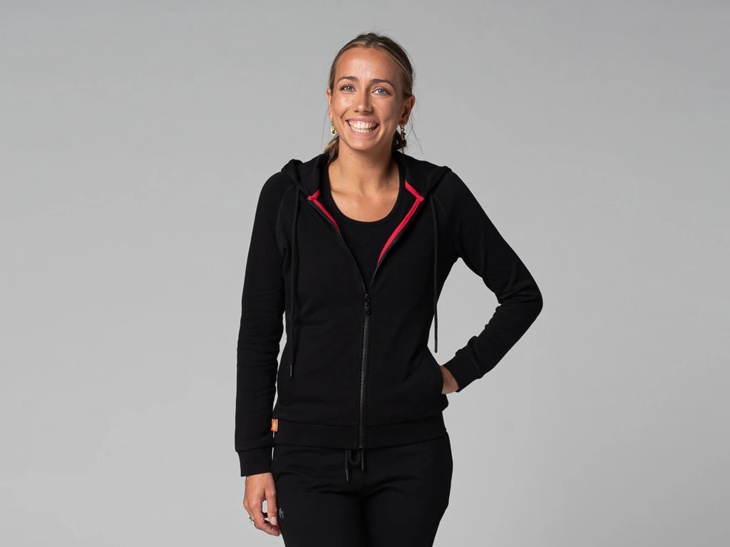 Sweat Capuche Femme - Bio Noir Noir XS - 36 1 Sweat Capuche Femme - Bio Noir Noir XS - 36