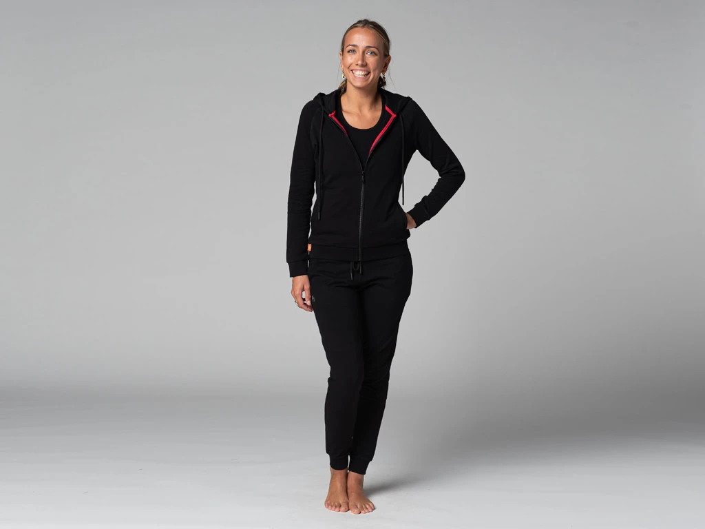 Sweat Capuche Femme - Bio Noir Noir XS - 36 8 Sweat Capuche Femme - Bio Noir Noir XS - 36 – Image 8