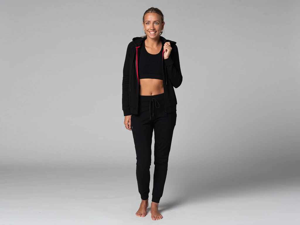 Sweat Capuche Femme - Bio Noir Noir XS - 36 9 Sweat Capuche Femme - Bio Noir Noir XS - 36 – Image 9