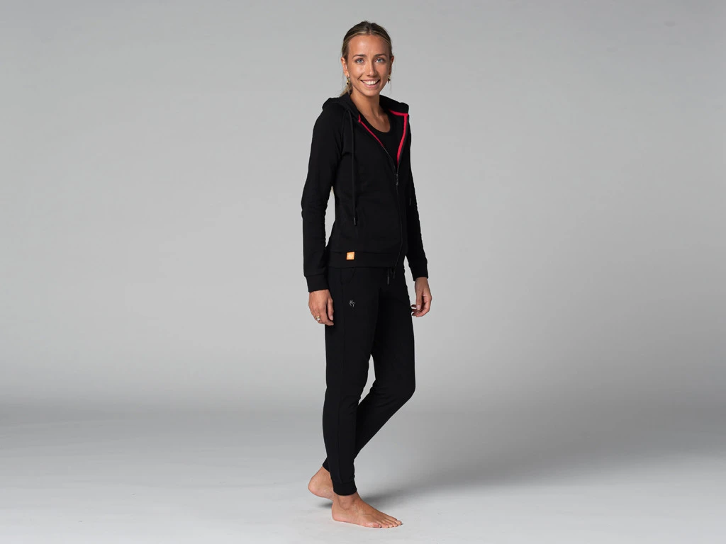 Sweat Capuche Femme - Bio Noir Noir XS - 36 10 Sweat Capuche Femme - Bio Noir Noir XS - 36 – Image 10