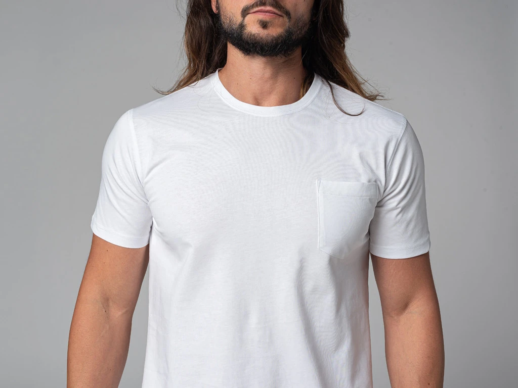 T-Shirt Tapan Manches Courtes 100% Bio Blanc Blanc S - 38/40 5 T-Shirt Tapan Manches Courtes 100% Bio Blanc Blanc S - 38/40 – Image 5