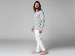 T-Shirt Tapan Manches Longues 100% Bio Gris Gris S - 38/40 13 T-Shirt Tapan Manches Longues 100% Bio Gris Gris S - 38/40 -Boutique De Yoga t shirt tapan manches longues 100 bio 16353460676179669341ed7