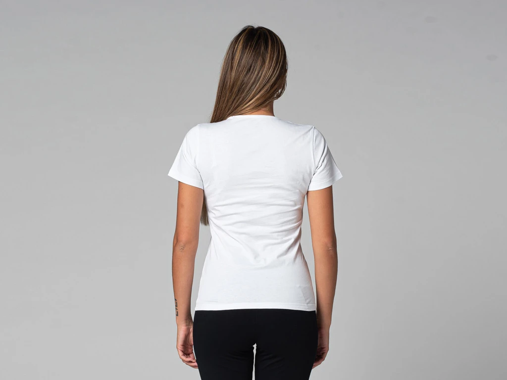 T-Shirt TARA M/C Col Large 100% Bio Blanc Blanc XS - 36 3 T-Shirt TARA M/C Col Large 100% Bio Blanc Blanc XS - 36 – Image 3