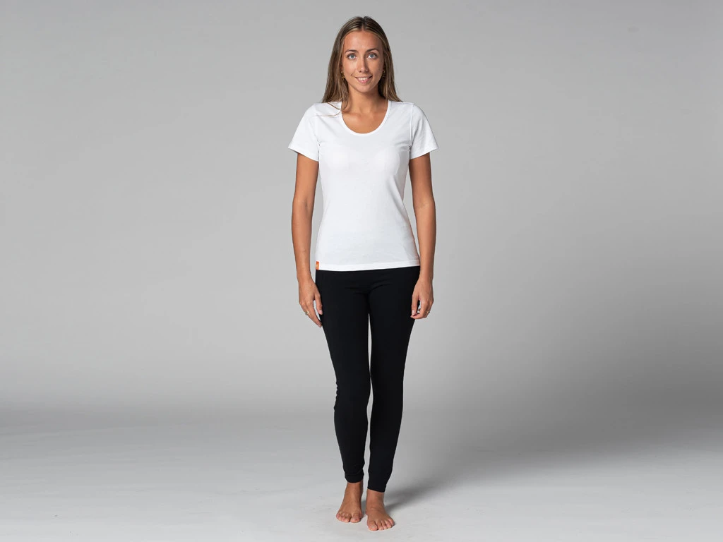 T-Shirt TARA M/C Col Large 100% Bio Blanc Blanc XS - 36 5 T-Shirt TARA M/C Col Large 100% Bio Blanc Blanc XS - 36 – Image 5