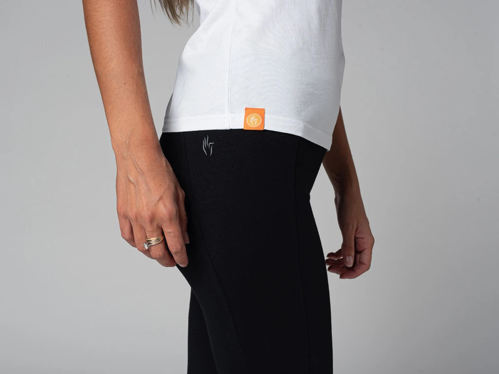 T-Shirt TARA M/C Col Large 100% Bio Blanc Blanc XS - 36 8 T-Shirt TARA M/C Col Large 100% Bio Blanc Blanc XS - 36 – Image 8