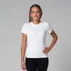 T-Shirt TARA M/C Ras Du Cou - Bio Blanc Blanc XS - 36