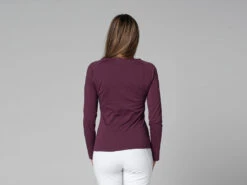 T-Shirt Tara M/L Ras Du Cou Bio Prune Prune XS - 36 11 T-Shirt Tara M/L Ras Du Cou Bio Prune Prune XS - 36 -Boutique De Yoga t shirt tara m l ras du cou bio 163525998761781653d91b8