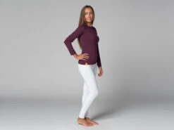 T-Shirt Tara M/L Ras Du Cou Bio Prune Prune XS - 36 14 T-Shirt Tara M/L Ras Du Cou Bio Prune Prune XS - 36 -Boutique De Yoga t shirt tara m l ras du cou bio 1635260007617816672f8d9