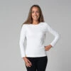 T-Shirt Tara M/L Ras Du Cou Bio Blanc Blanc XS - 36