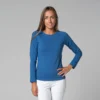 T-Shirt Tara M/L Ras Du Cou Bio Bleu Bleu XS - 36