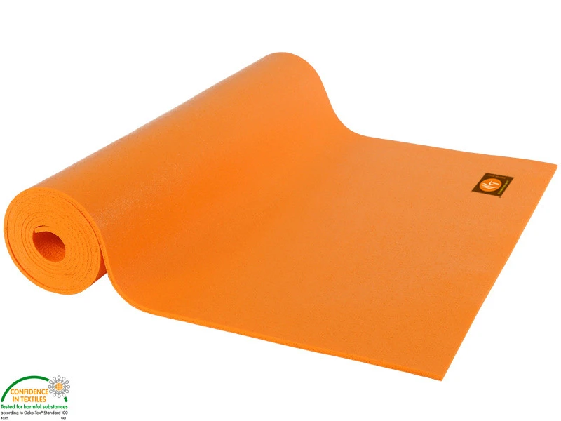 Tapis De Yoga Large-Mat 183cm/220cmx80cmx4.5mm Orange Safran 183cm 2 Tapis De Yoga Large-Mat 183cm/220cmx80cmx4.5mm Orange Safran 183cm – Image 2