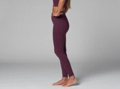 Yoga Legging Pocket - Bio Prune Prune XS - 36 -Boutique De Yoga yoga legging pocket bio 1635848619618111aba294b