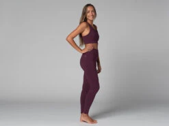 Yoga Legging Pocket - Bio Prune Prune XS - 36 -Boutique De Yoga yoga legging pocket bio 1635848636618111bc32bf0
