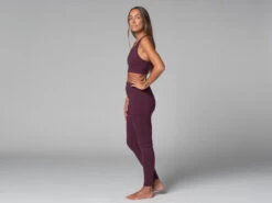 Yoga Legging Pocket - Bio Prune Prune XS - 36 -Boutique De Yoga yoga legging pocket bio 1635848646618111c6b8b2e